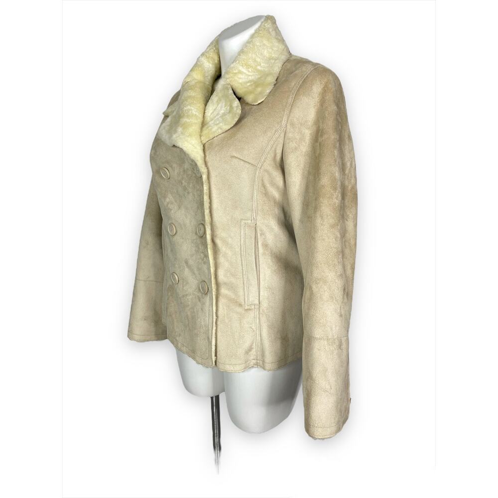 Women's Columbia faux suede jacket L